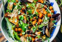 Southwest Vegan Tortilla Salad with Zesty Lime Dressing