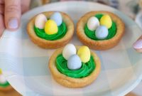 Easter Nest Cookie Cups: Chewy Peanut Butter Nests with Candy Eggs