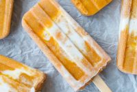 Caramelized Peach & Cream Popsicles Recipe