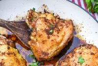 Crispy Italian-Seasoned Chicken Thighs with Garlic and Herbs
