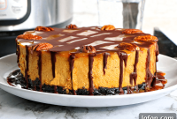Instant Pot Pumpkin Turtle Cheesecake Recipe