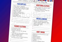 Disney Cruise Packing Checklist + Free Printable Guide