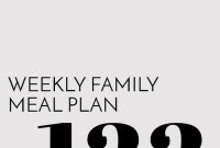 Family Dinner Meal Plan Week 133: 7 Simple Recipes for Busy Families