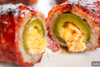 Smoky Bacon-Wrapped Jalapeño Poppers (Armadillo Eggs)