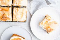 Caramel Apple Snack Cake with Brown Butter Frosting