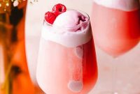 Rosé Sorbet Floats for Mother’s Day Brunch: Refreshing Cocktail Idea