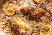 30-Minute Lemon Chicken and Rice One-Pot Dinner
