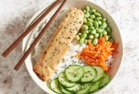 Miso Butter Salmon Rice Bowl Recipe