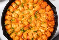 Turkey Sloppy Joe Tater Tot Casserole Recipe for Family Nights