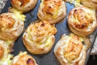 Cheesy Scrambled Egg Breakfast Biscuits Recipe