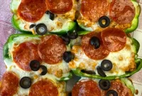 Creamy Pizza-Stuffed Bell Peppers Recipe for Weeknight Dinner
