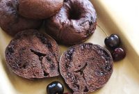 Black Forest Chocolate Chip and Cherry Stuffed Bagels