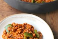 One-Pan Deconstructed Stuffed Peppers Skillet Recipe
