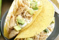 Crock Pot or Instant Pot Ranch Chicken Tacos Recipe