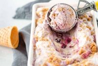 No-Churn Blueberry Cheesecake Ice Cream Recipe