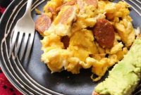 Spicy Sausage and Egg Scramble Recipe for Breakfast