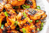Peach BBQ Grilled Chicken Wings Recipe for Juicy Flavor