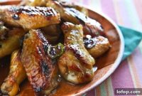 Sticky Cola-Glazed Baked Chicken Wings