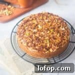 close up shot of mawa cake placed on wire rack to fit the recipe card image size