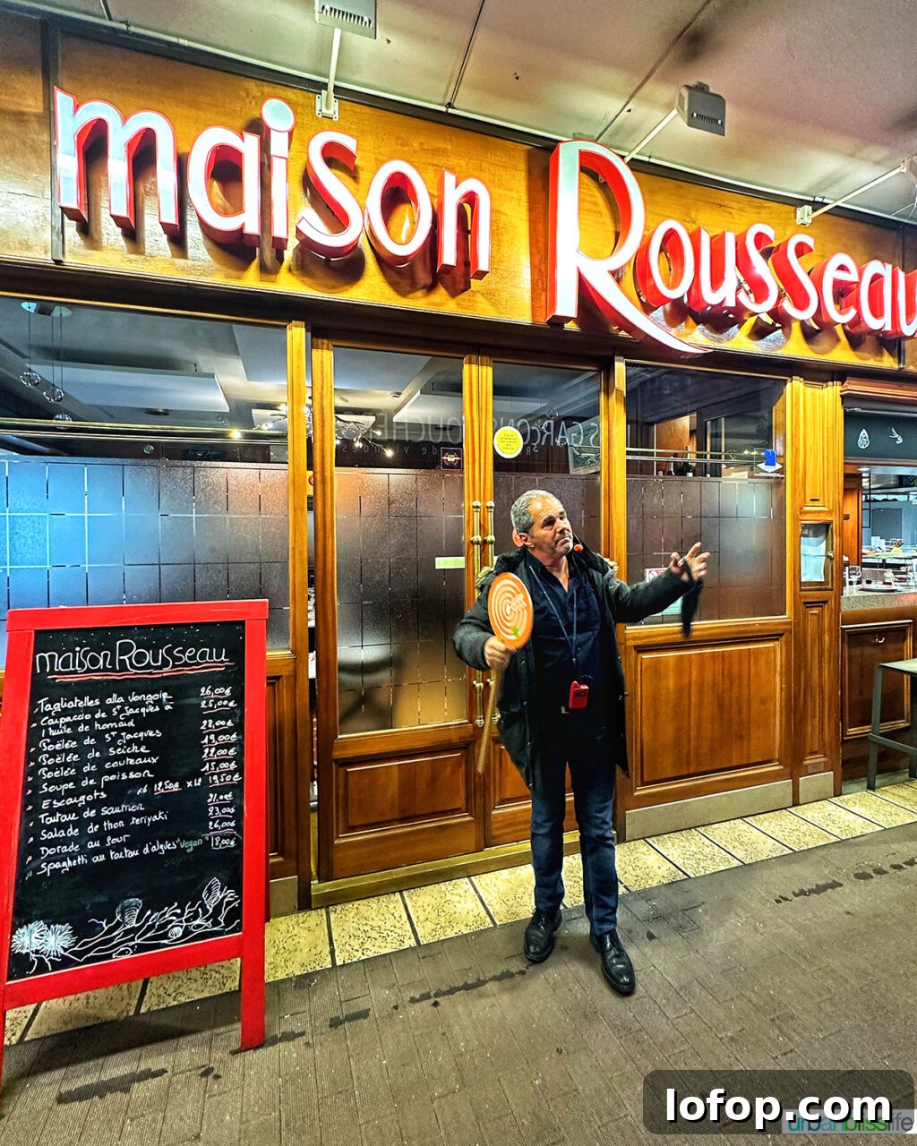 maison rousseau restaurant in Les Halles de Lyon food market