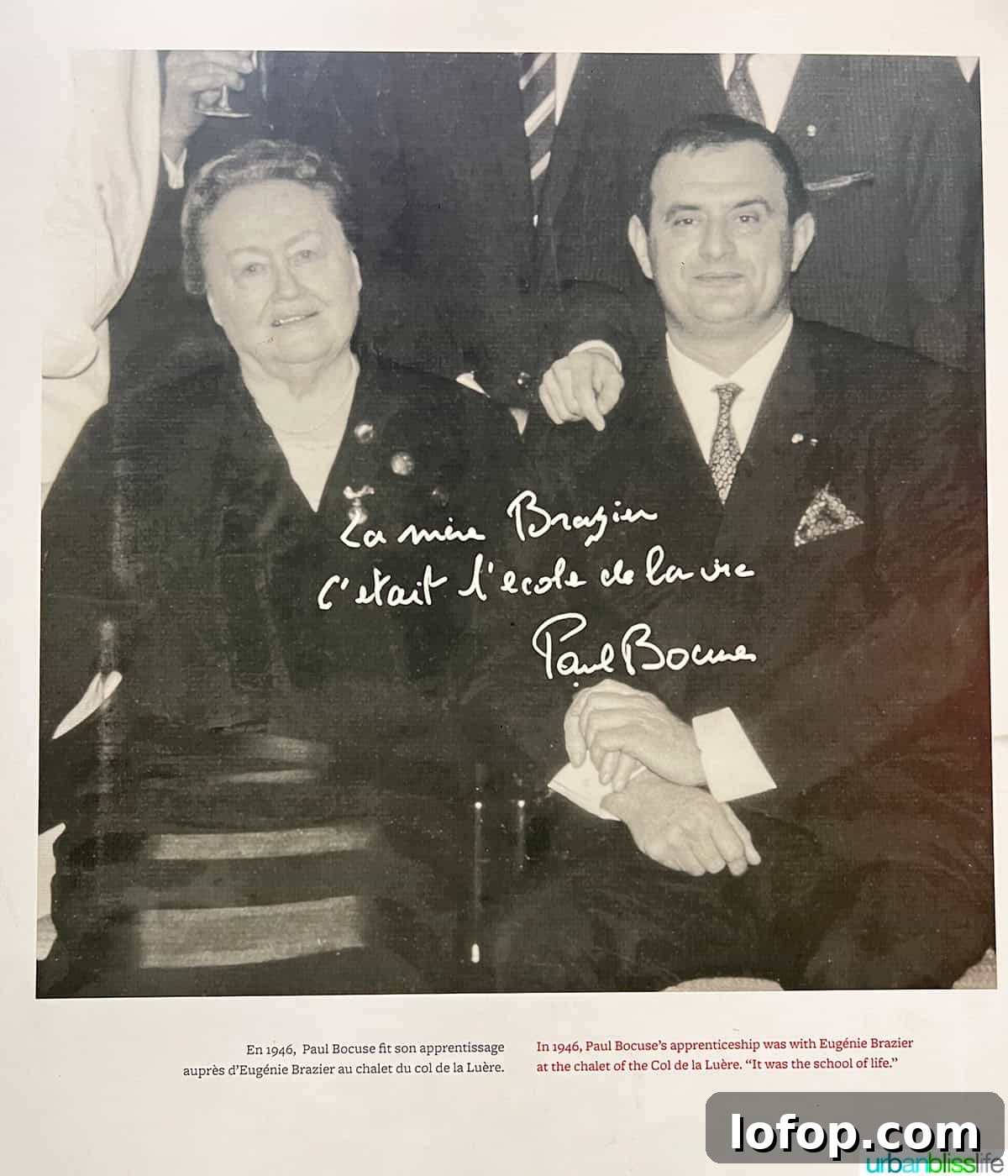 picture of paul bocuse with eugenie brazier