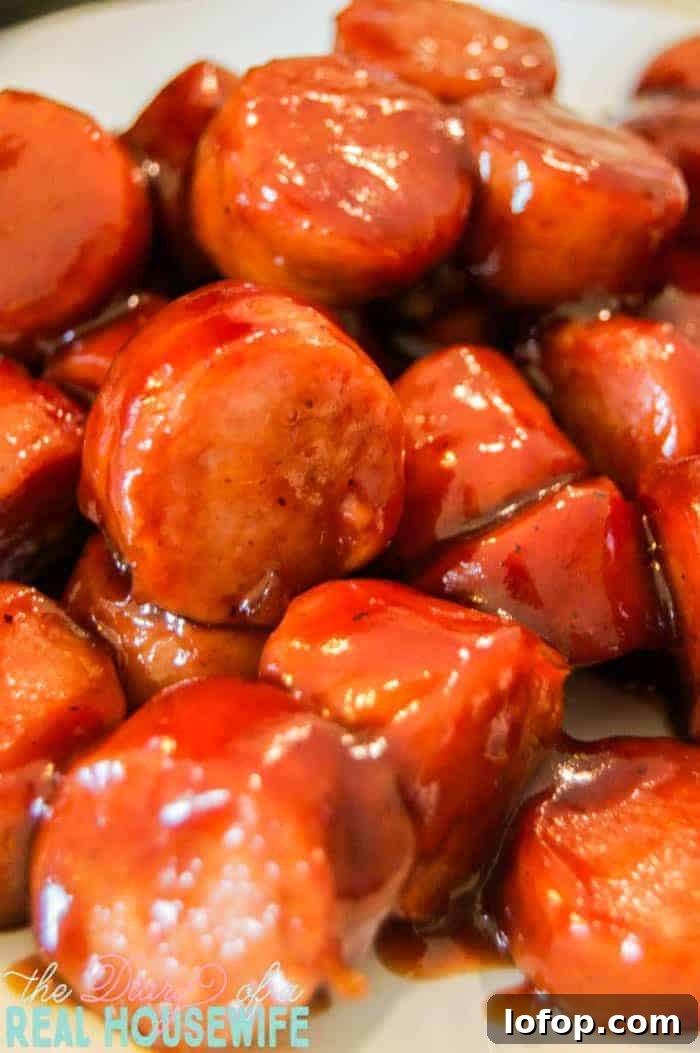 Slow Cooker Sweet Kielbasa