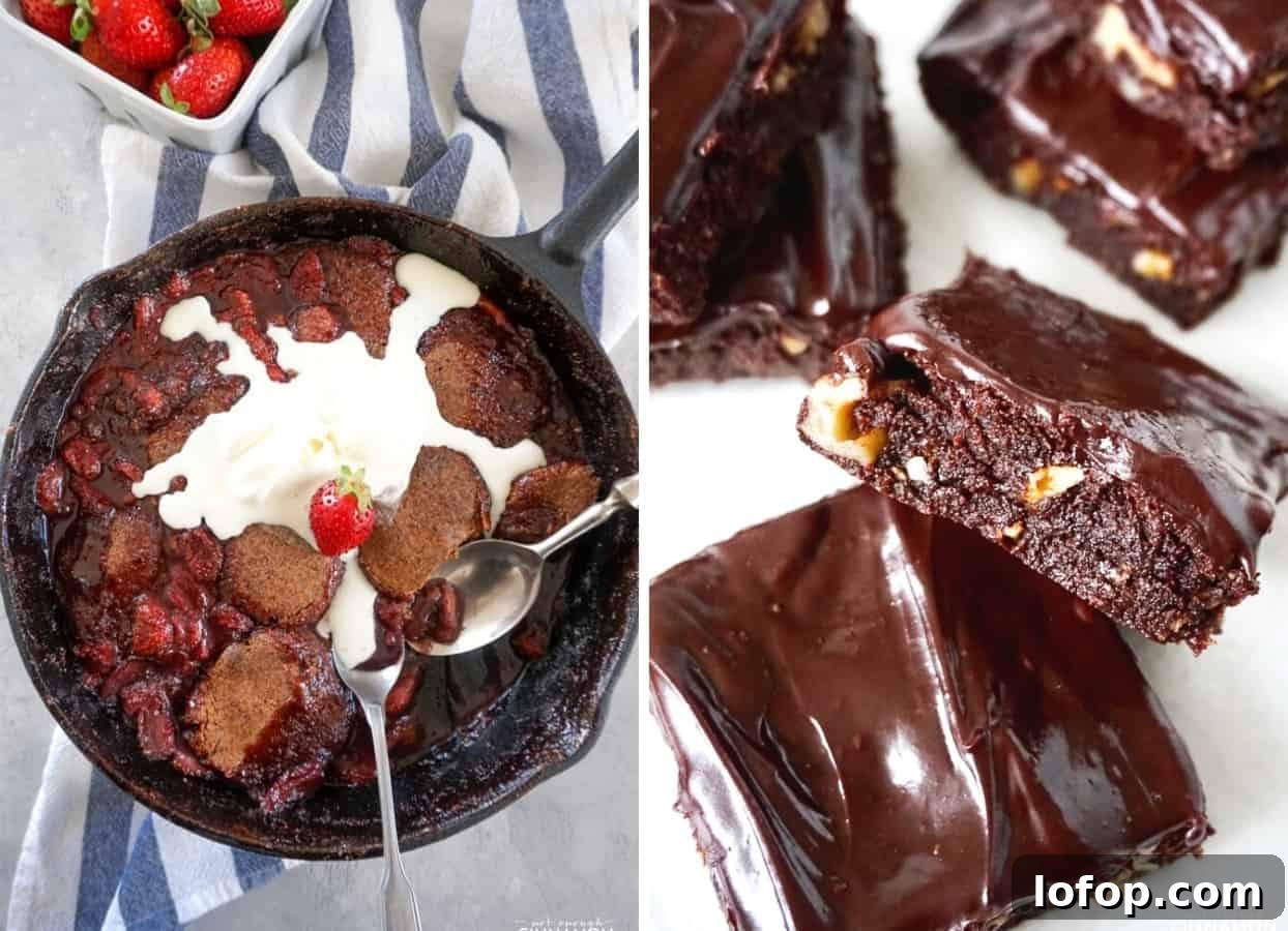 a picture collage of gluten-free and paleo desserts using arrowroot powder 
