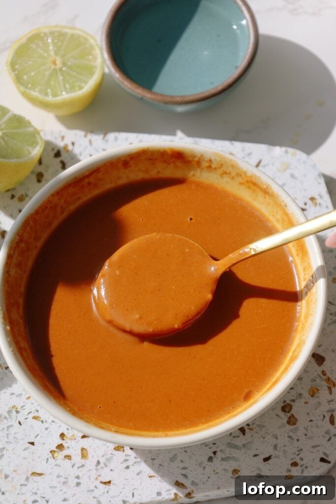 Authentic Spicy Thai Peanut Sauce Recipe for Noodles & Dipping 7 thai peanut sauce featured image