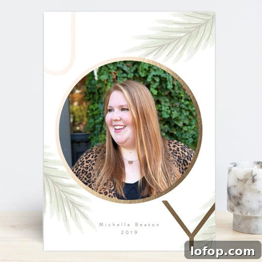 Holiday card display