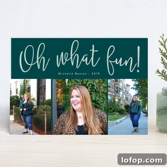 Collage card example