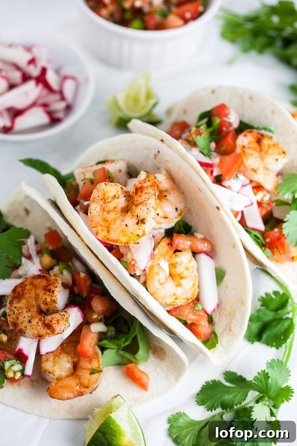 one pan Shrimp Tacos