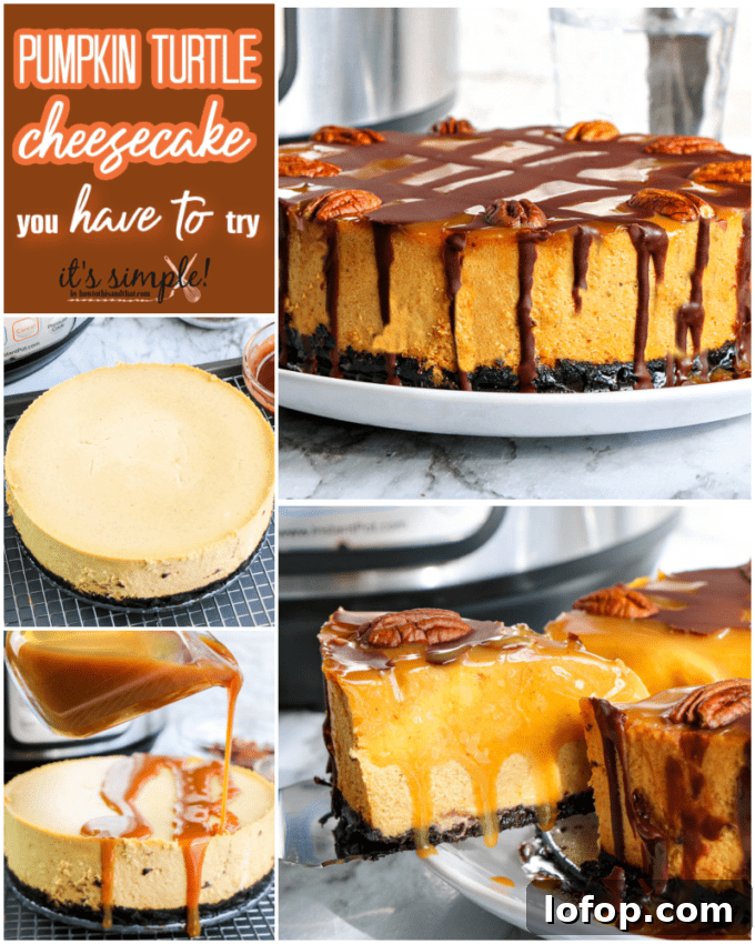 Instant Pot Pumpkin Turtle Cheesecake Recipe 11 img 13655 10