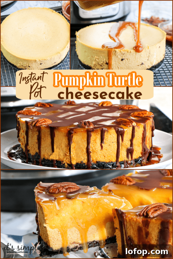 Instant Pot Pumpkin Turtle Cheesecake Recipe 8 img 13655 7