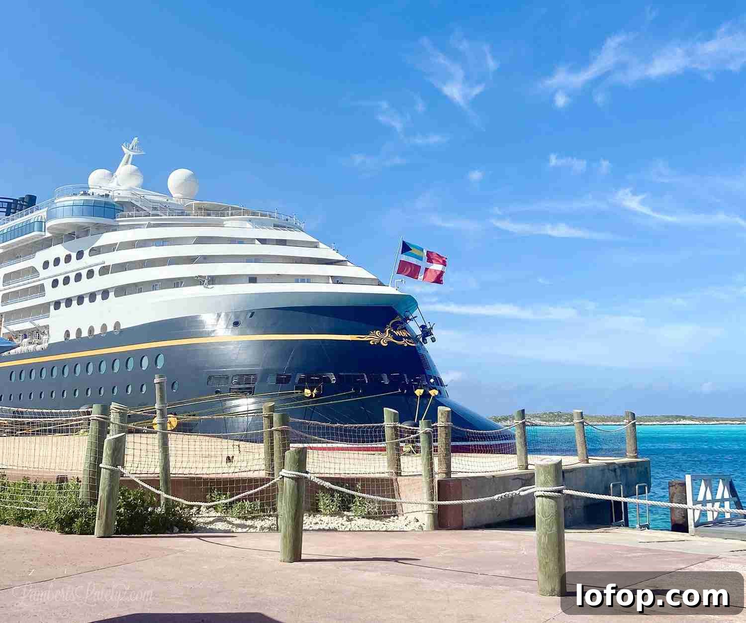 Disney Cruise Packing Checklist + Free Printable Guide 3 front of the Disney wonder.