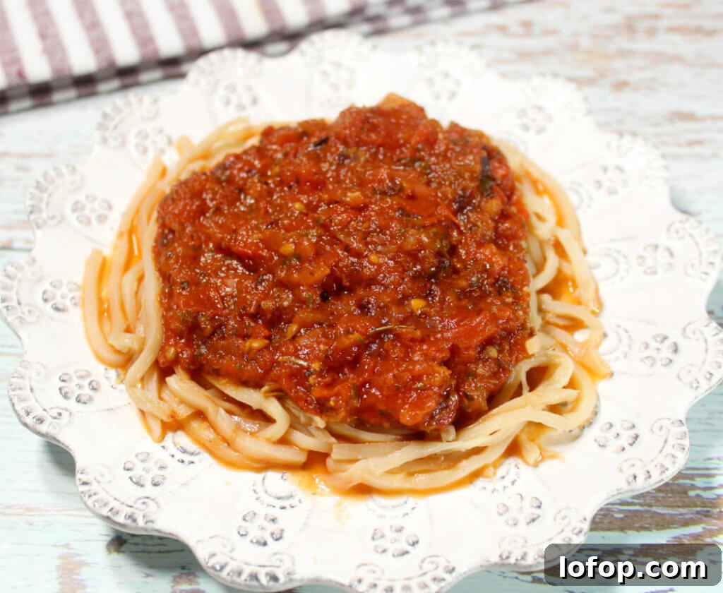 Keto Homemade Spaghetti Sauce1