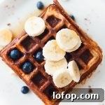 Banana Protein Paleo Waffles