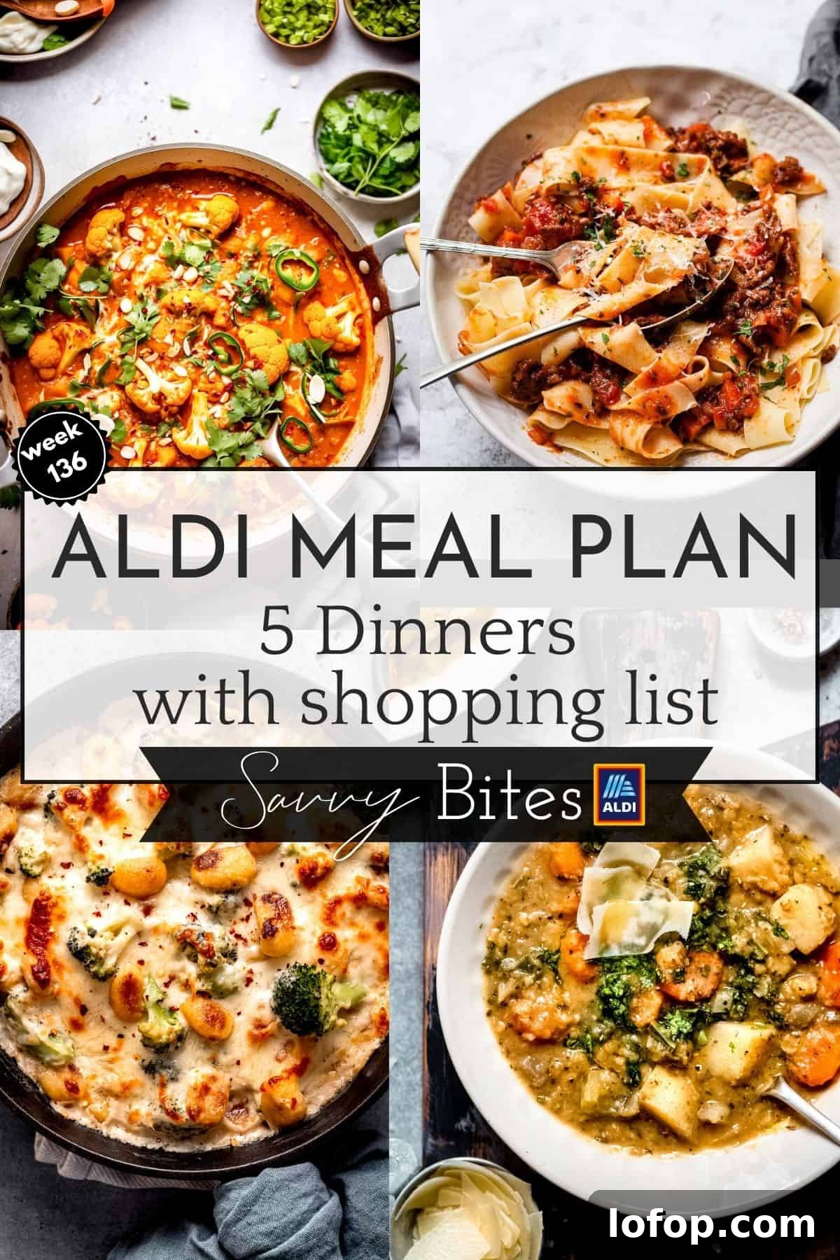 Budget meal plan 136 for busy families.