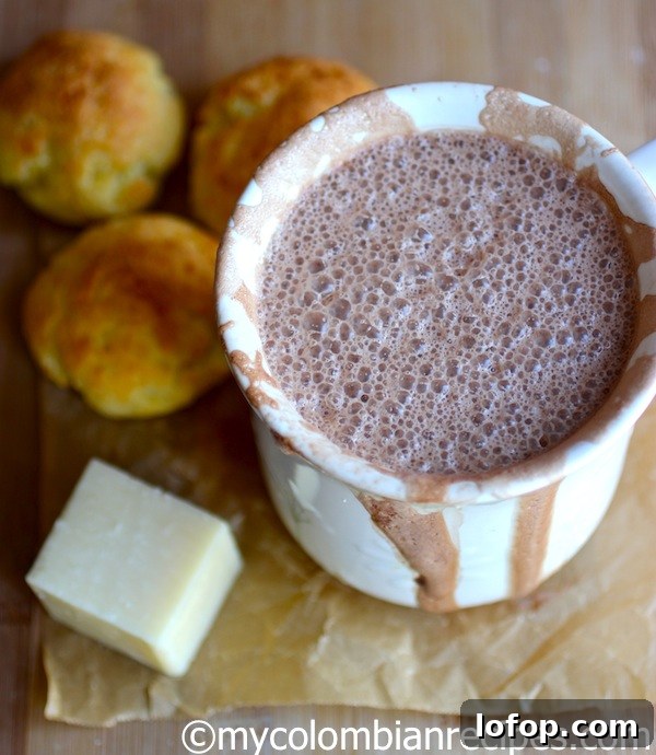 Receta de chocolate caliente
