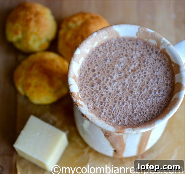 Receta Chocolate Colombiano