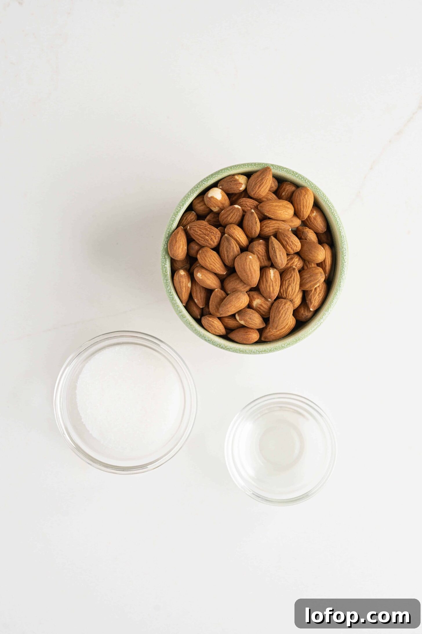 ingredients to make almond paste