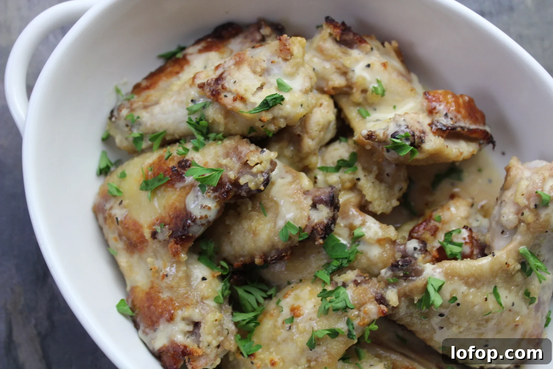 paleo and whole30 caesar chicken wings