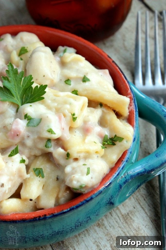 One Pot Chicken Cordon Bleu Pasta