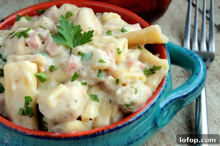 One Pot Chicken Cordon Bleu Pasta