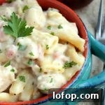 One Pot Chicken Cordon Bleu Pasta
