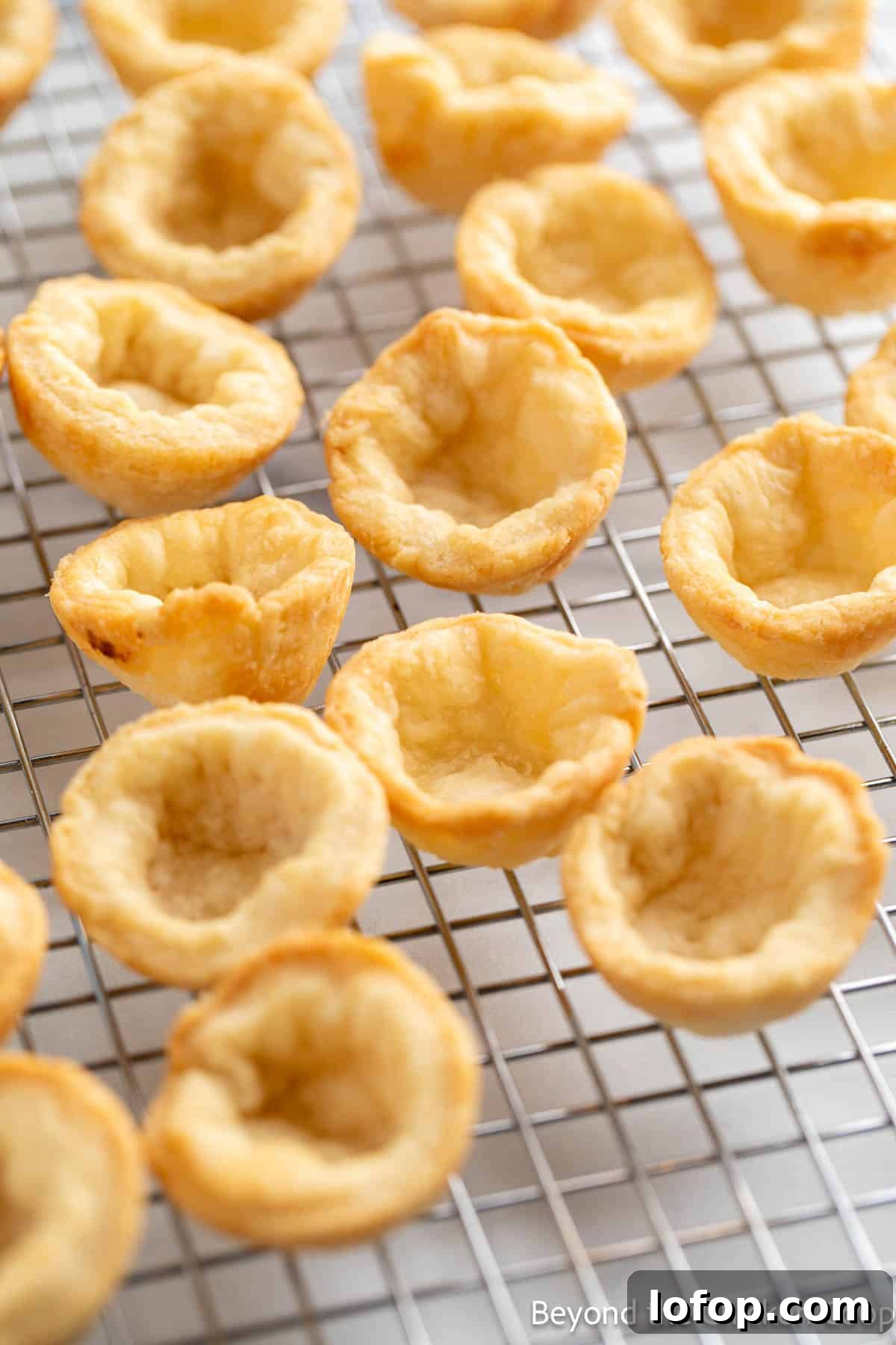 Mini Lemon Tarts Recipe: Zesty Bite-Sized Citrus Pastries 7 Baked mini pie shells