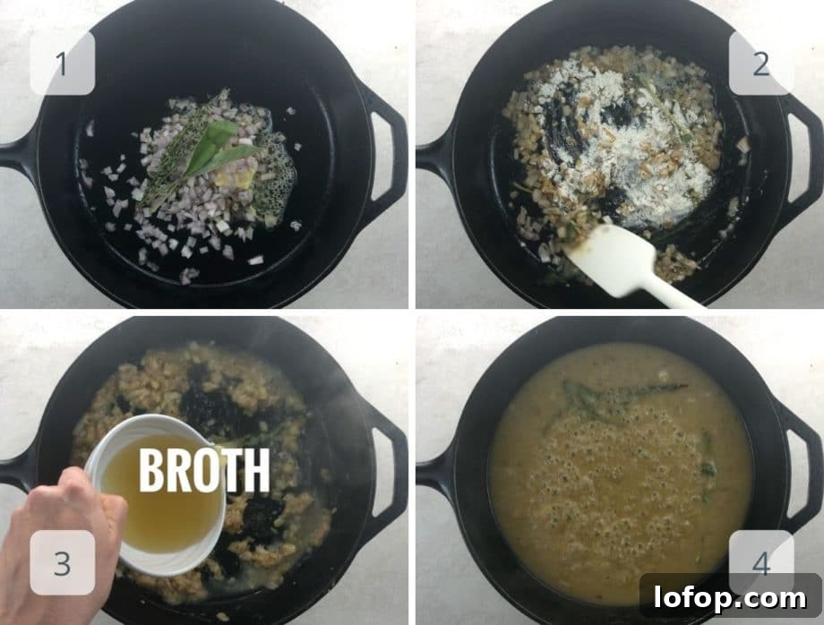making pan sauce