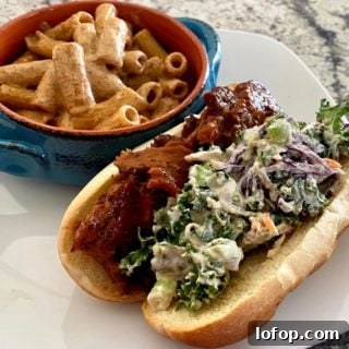 BBQ seitan sandwich