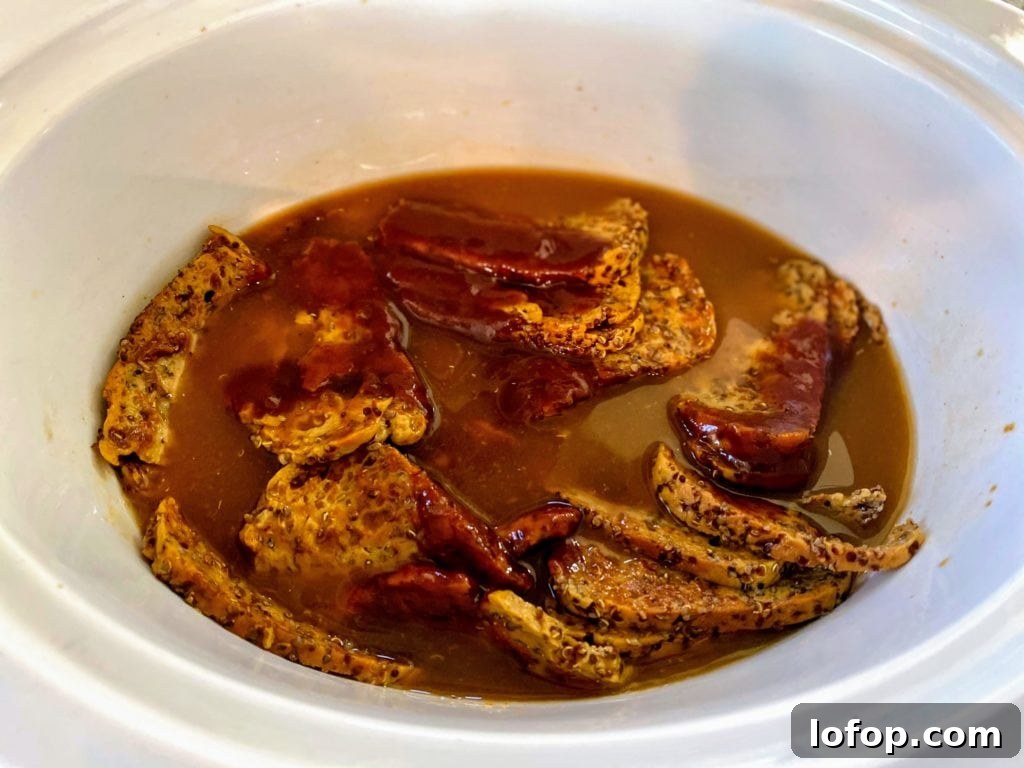 Crockpot BBQ Seitan