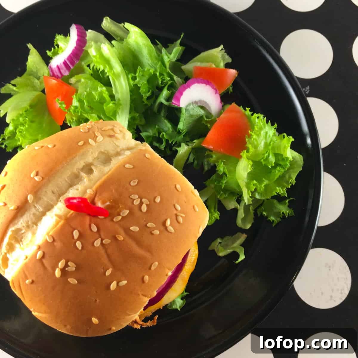 How to Cook Frozen Chicken Patties in the Air Fryer (Tyson Tips) 7 chicken sandwich and salad