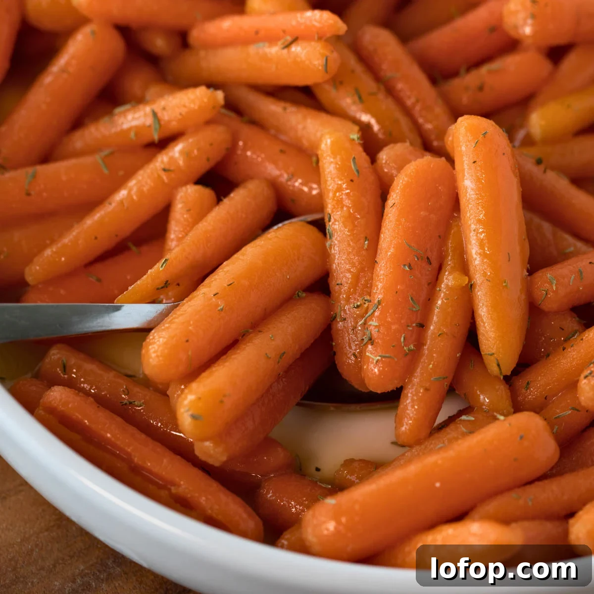 Sweet Brown Sugar Glazed Baby Carrots Recipe 2 brown sugar glazed carrots
